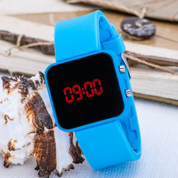 SPECTRUM WATCH Mavi Renk Dijital Led Ekran Mini Unisex Kol Saat ST-303614 ürün görseli 1