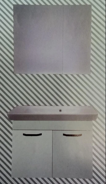 HİLTON BANYO DOLABI - PORTO 85 BEYAZ ürün görseli 1