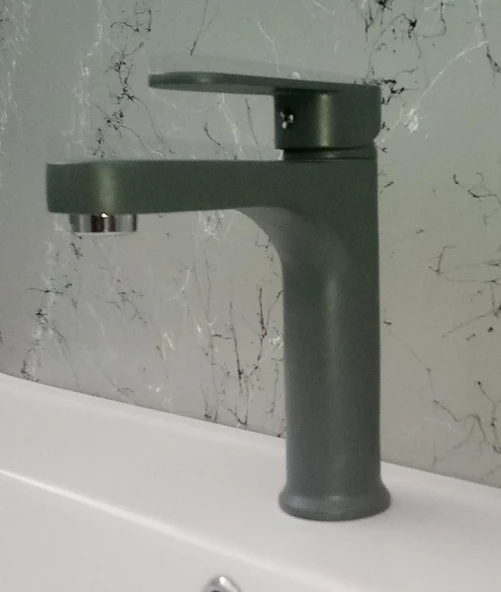 KERASUS ELVİN SERİSİ - MİX LAVABO BATARYASI 35Ø ANTRASİT GRİ ürün görseli 1