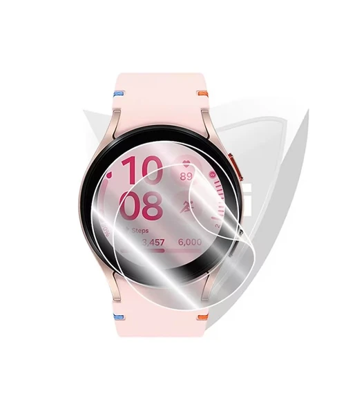 Samsung Galaxy Watch FE 40mm Uyumlu 3 Adet Şeffaf Ekran koruyucu Nano Jelatin ürün görseli 1