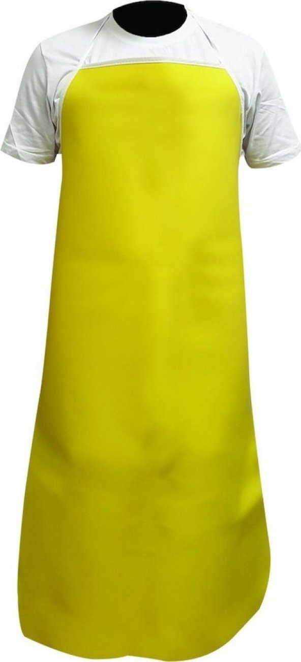 Deri Mermerci , Bulaşıkçı İş Önlüğü Sarı 60x120 cm ürün görseli 1