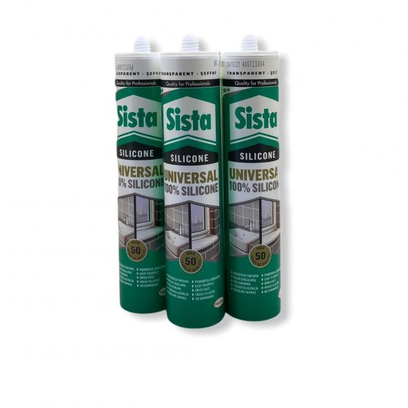 Şeffaf Silikon 280 Ml x 3Lü Set Yeni Tarihli ürün görseli 1