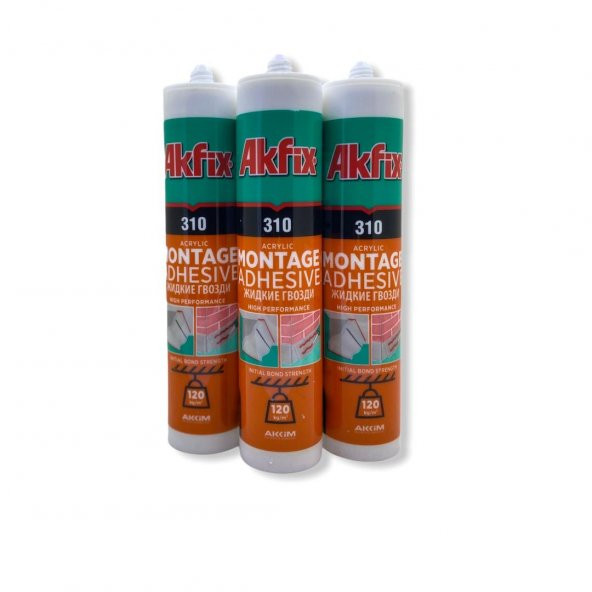 Kartonpiyer Stropiyer Yapıştırıcı Beyaz 310 Ml x 3Lü Set ürün görseli 1
