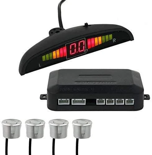 AEMPART Araç geri park sensörü led ekran ve ses ikazlı gri göz 22mm aem ürün görseli 1