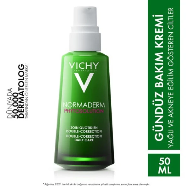 Vichy Normaderm Phytosolution Cilt Kusuru Kaşıtı Bakım Kremi, Yağlı ve Karma Ciltler 50 Ml ürün görseli 1