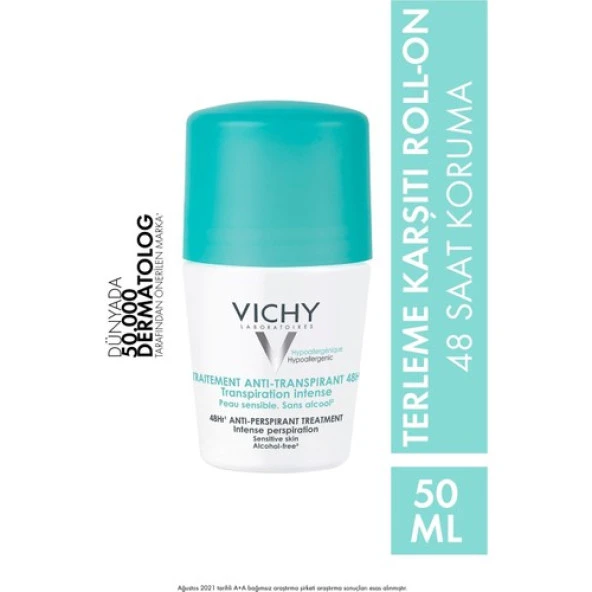 Vichy Roll On Deodoroant Terleme Karşıtı 48 Saat Etkili 50 ml ürün görseli 1