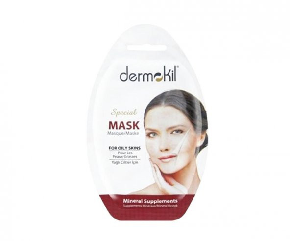 Dermokil Special Yağlı Ciltler İçin Tek Kullanımlık Maske 15 Ml ürün görseli 1