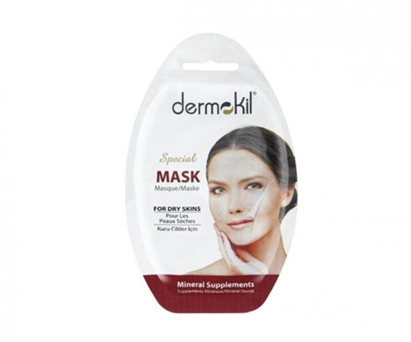 Dermokil Special Kuru Ciltler İçin Tek Kullanımlık Maske 15 Ml ürün görseli 1