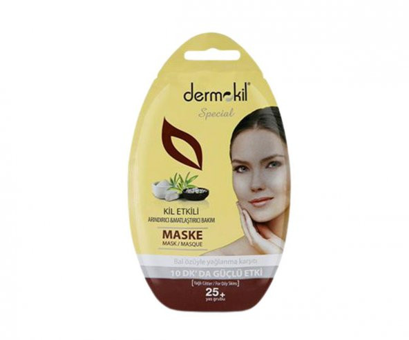 Dermokil Special Tek Kullanımlık Maske 25 Yaş + (Yağlı Ciltler) ürün görseli 1