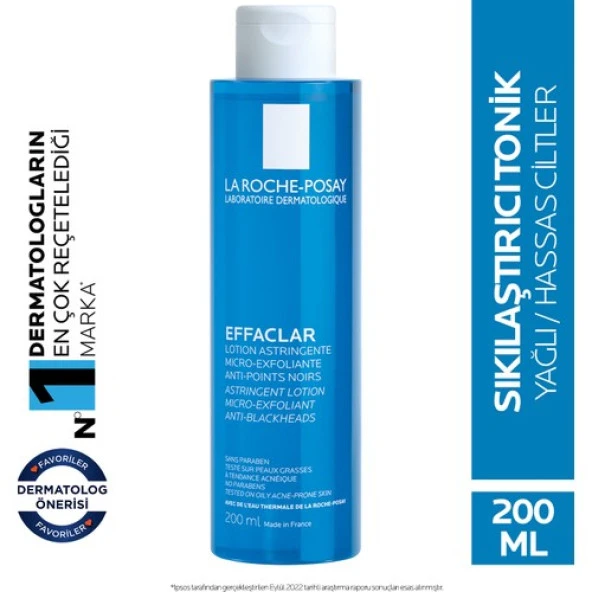 La Roche-Posay Effaclar Tonik Yağlı/Akneye Eğilim Gösteren Ciltler 200Ml ürün görseli 1