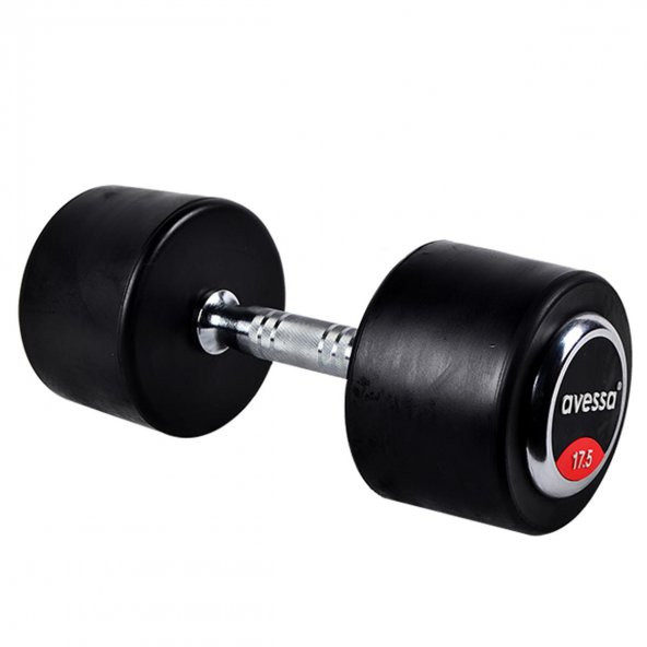 Avessa 17,5 Kg Olimpik Dambıl Kauçuk Kaplı Salon Tipi ürün görseli 1