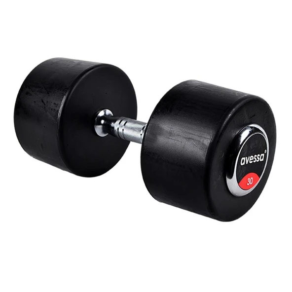 Avessa 30 Kg Olimpik Dambıl Kauçuk Kaplı Salon Tipi ürün görseli 1