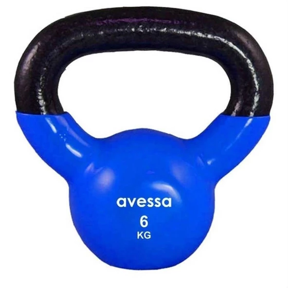 Avessa 6 kg Kettlebell Çaydanlık Dambıl Vinyl Kettlebell ürün görseli 1