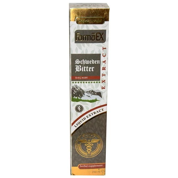 My Farmaex İsveç İksiri Şurubu Bitkisel Ekstrakt Alkolsüz 250 ML - Resim 3