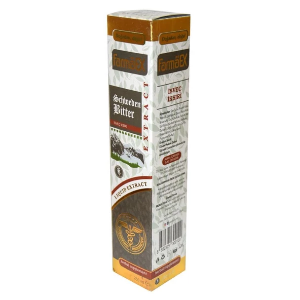 My Farmaex İsveç İksiri Şurubu Bitkisel Ekstrakt Alkolsüz 250 ML - Resim 4