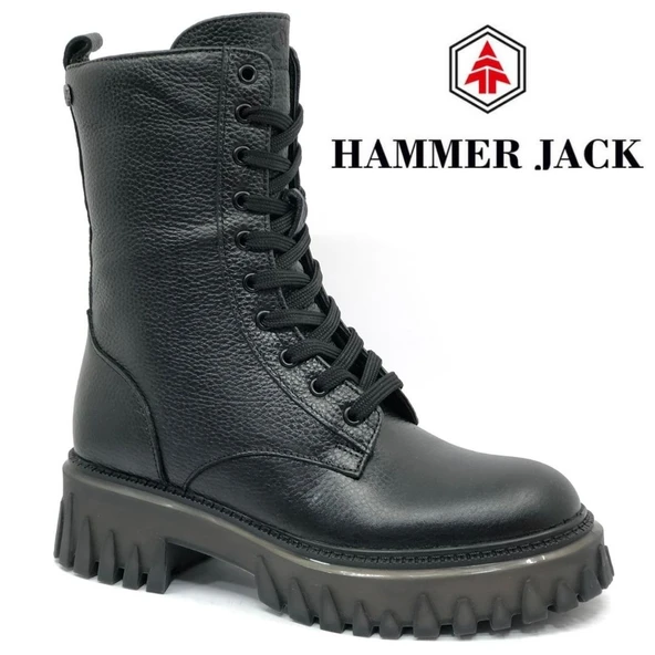 Hammer Jack 102-24640-Z Sherly Uzun Postal Bot Hakiki Deri Kadın Bot ürün görseli 1
