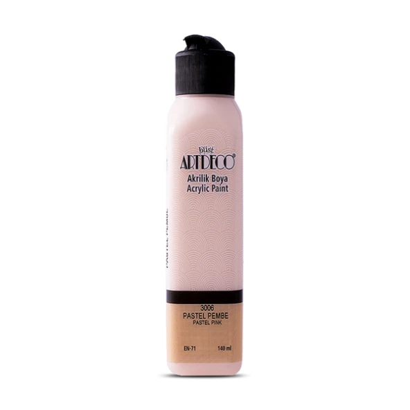 Artdeco Akrilik Boya 140 ML Pastel Pembe 070R-3006 ürün görseli 1