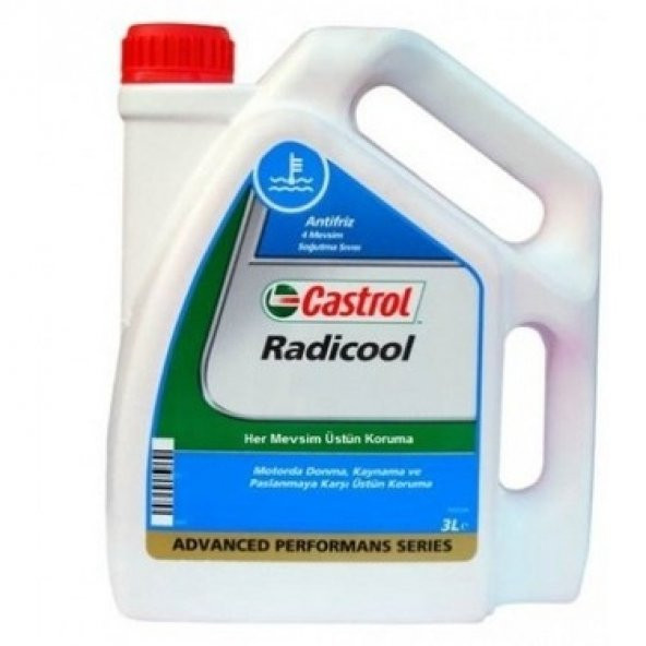 CASTROL RADİCOOL KIRMIZI ANTİFİRİZ 3 LİTRE ürün görseli 1