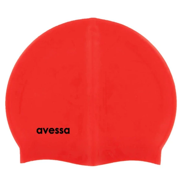 Avessa Silikon Bone Kırmızı Havuz Bonesi SC401 ürün görseli 1