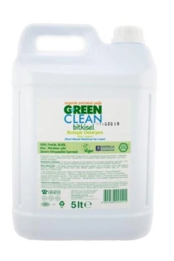 U Green Clean 5000ml Organik Elde Bulaşık Deterjanı ürün görseli 1