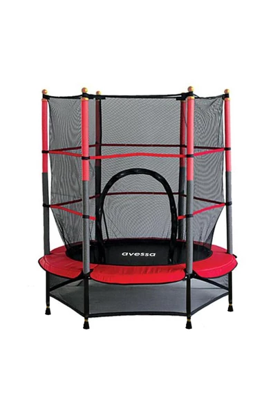 Avessa Çocuk Korumalı Trambolin 140 cm Fileli Trampolin ürün görseli 1