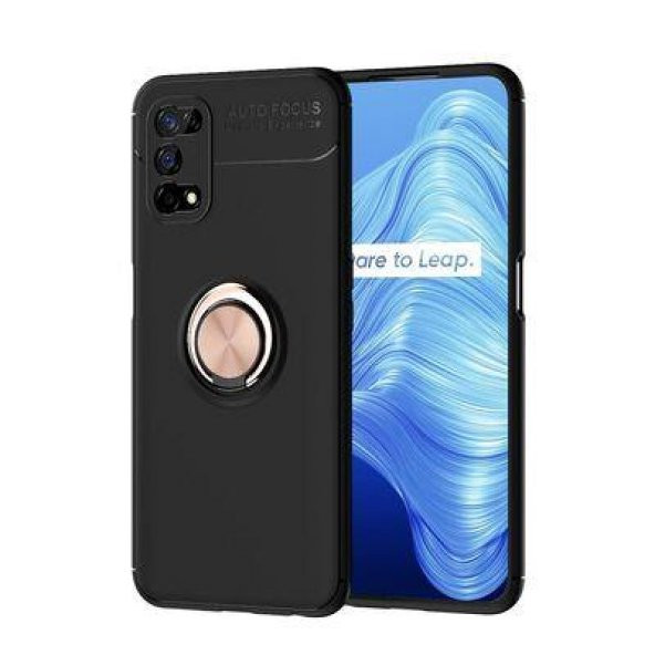 Realme 7 Pro Kılıf Zore Yüzük Standlı Ravel Silikon ürün görseli 1