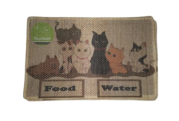 Nanbell Jüt Halı Kedi Tırmalama 70X43 cm Desenli No:11 ürün görseli 1