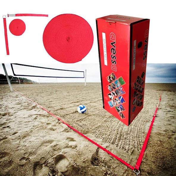 Avessa 16 Metre Beach Voleybol Saha Çizgisi KR139 ürün görseli 1