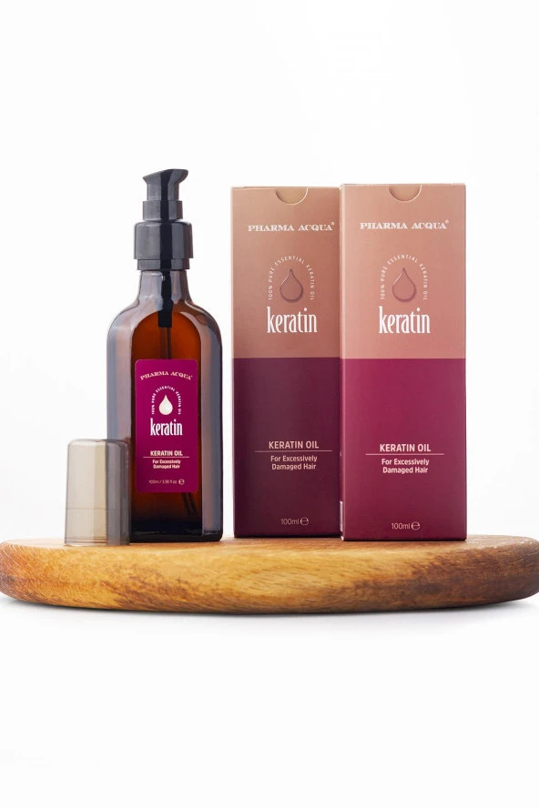 Aşırı Yıpranmış Saçlar için Keratin Bakım Yağı 100 ml X 2 Adet ürün görseli 1