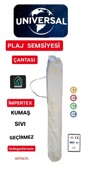 ADA Sıvı Geçirmez Plaj ve Bahçe Balkon Şemsiyesi 2 Mt ve 1.80 Cm Şemsiyesi Taşıma Çantası Kılıfı ürün görseli 1