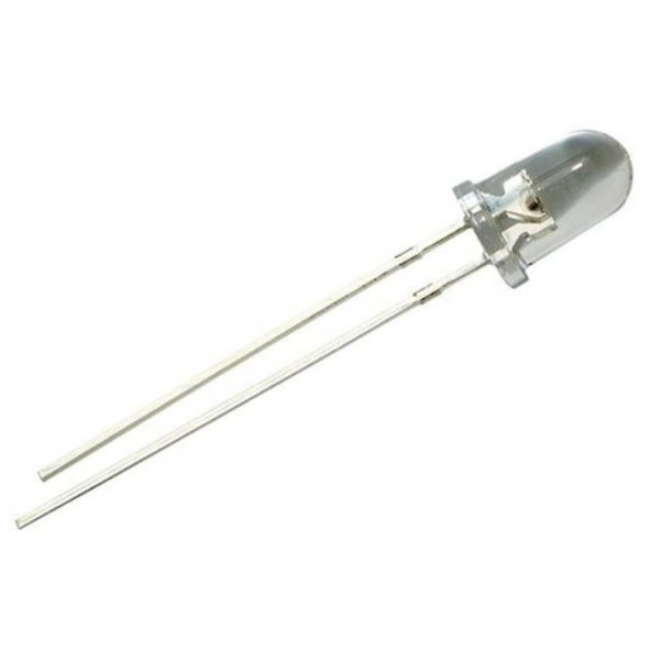 10 Adet - 5mm Diffused Led - Beyaz (White) - Arduino, Deney ürün görseli 1
