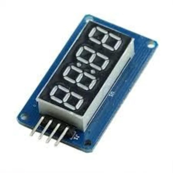 Arduino 4 Digit 7 Segment Ekran Modül TM1637 ürün görseli 1