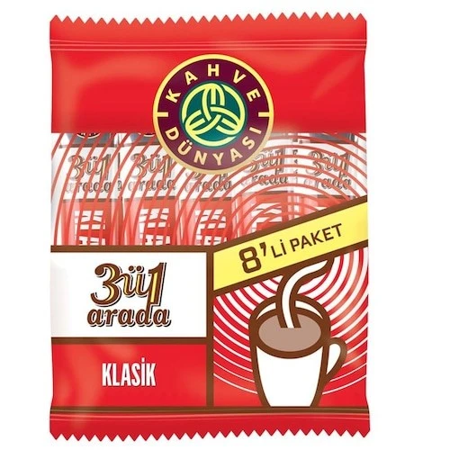 Kahve Dünyası 3ü1 Arada Klasik Kahve 8 x 18 G ürün görseli 1