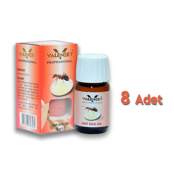 Valensey Karınca Yumurtası Yağı 20 ml x 8 Adet ürün görseli 1