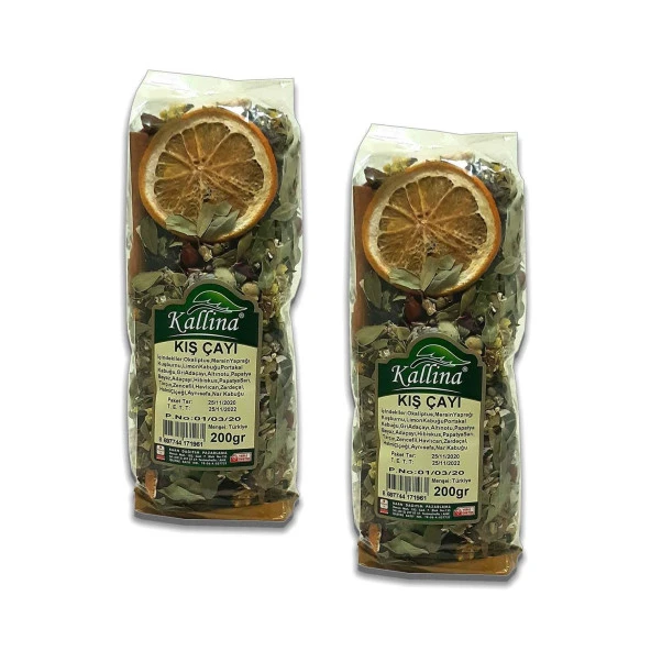 Kallina Kış Çayı 200 gr x 2 Adet ürün görseli 1