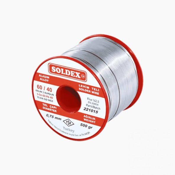 Soldex 500 Gram 0.75mm Lehim Teli ürün görseli 1