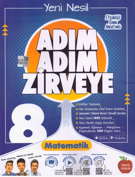 NEWTON 8.SINIF ADIM ADIM MATEMATİK ürün görseli 1