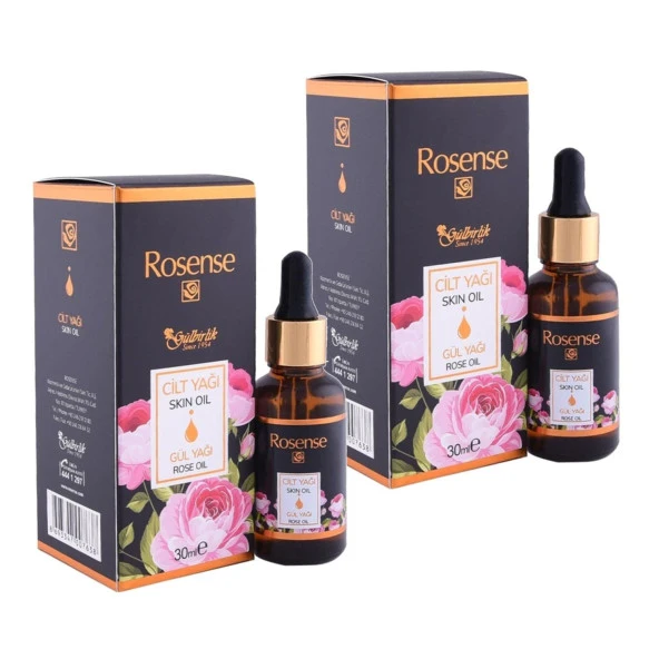 Rosense Gül Yağı Cilt Bakım Yağı 30 ml x 2 Adet ürün görseli 1