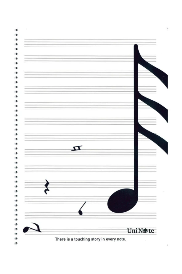Çınar Müzik Defteri Spiralli Jazz Plastik Kapak 30 YP 38000 ürün görseli 1