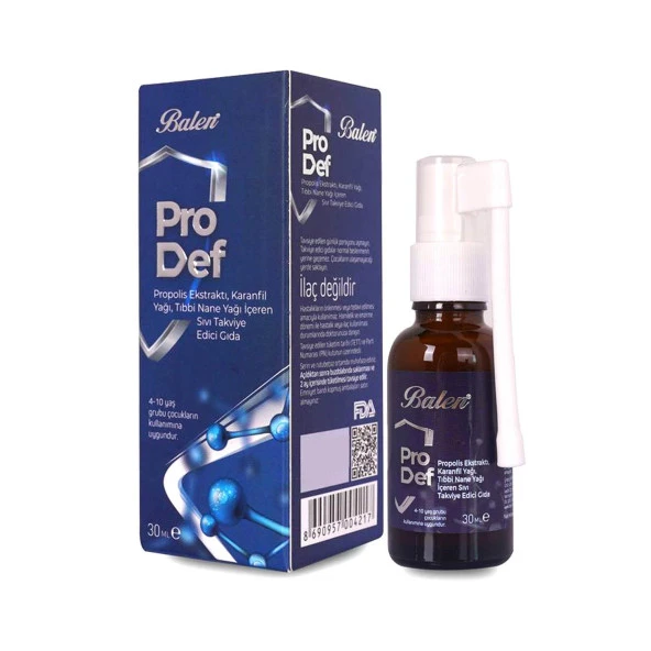 Balen Prodef Propolis Karanfil Yağı İçeren Boğaz Spreyi 30 ml ürün görseli 1