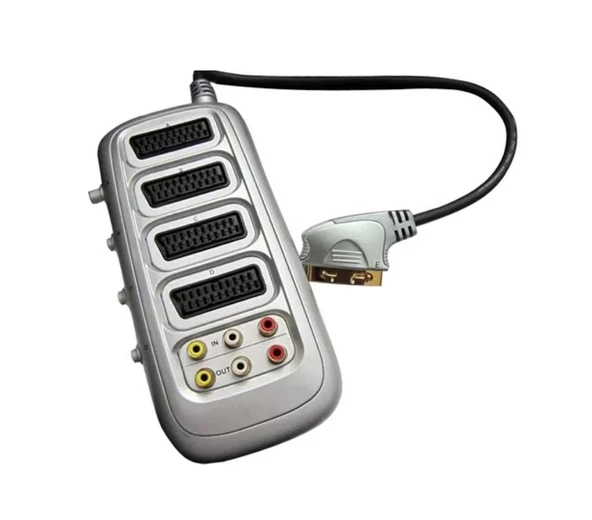 Scart Çoklayıcı Dağıtıcı Dörtlü Rca Butonlu ürün görseli 1