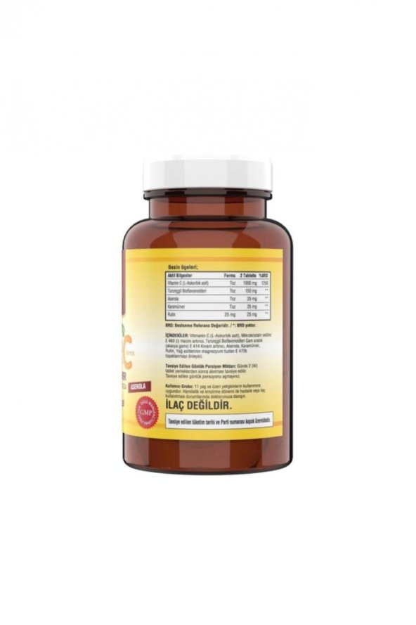 NCS Ester C Vitamini Kara Mürver 120 Tablet - Resim 2