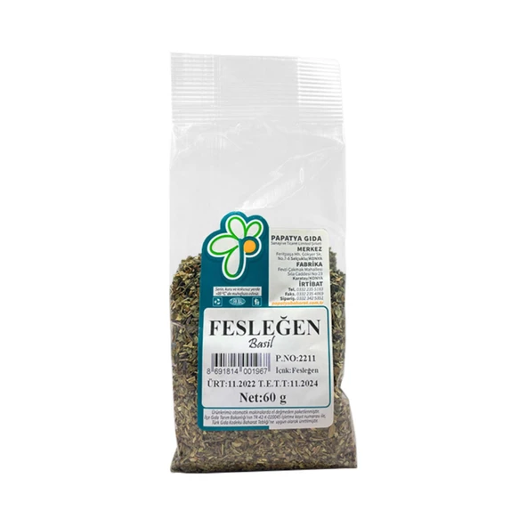 Papatya Gıda Fesleğen 60 g e ürün görseli 1