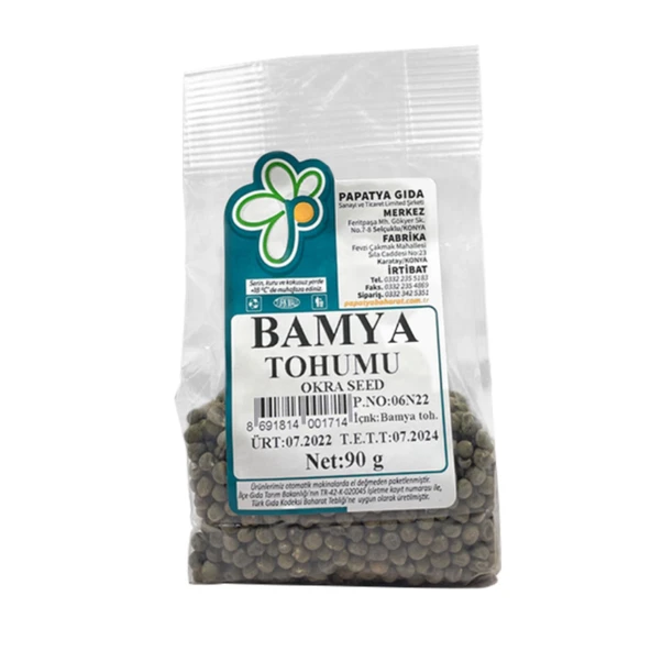 Papatya Gıda Bamya Tohumu 90 g e ürün görseli 1