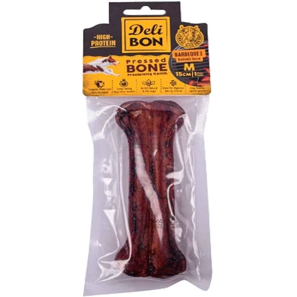 DELİBON DERİ PRES KEMİK 15CM M BOY 1Lİ PAKET BARBEKÜ 15CMX1AD. ürün görseli 1