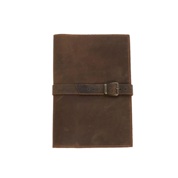Gerçek Deri İç Çepli Moskova Kemerli Defter - Resim 7