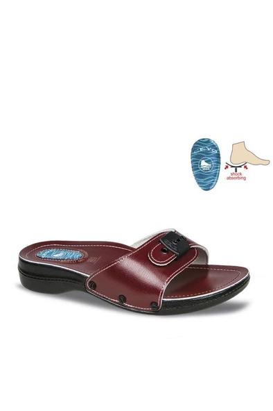 Ceyo 6500-1 Jelli Anatomik Kadın Terlik Kırmızı 36-40 ürün görseli 1