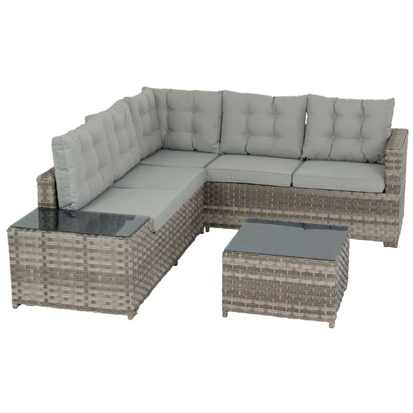 Flexy Zen Bahçe Köşe Mobilya Takımı | Rattan Bahçe Mobilyası | 708 ürün görseli 1