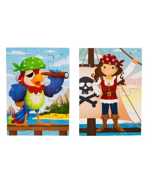 Eolo Sevimli Korsanlar 4 Mini Puzzle - Resim 3