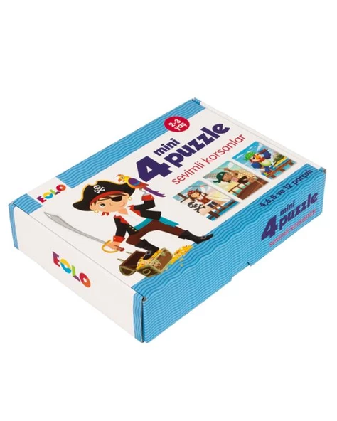 Eolo Sevimli Korsanlar 4 Mini Puzzle ürün görseli 1